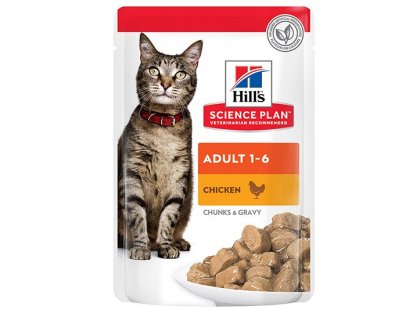 Фото - влажный корм (консервы) Hill's Science Plan ADULT 1-6 консервы для взрослых кошек КУРИЦА