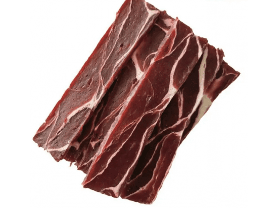 Фото - лакомства Gigi (Гиги) Marbled Beef Slices with Glucozamin лакомство с глюкозамином для собак, слайсы МРАМОРНАЯ ГОВЯДИНА