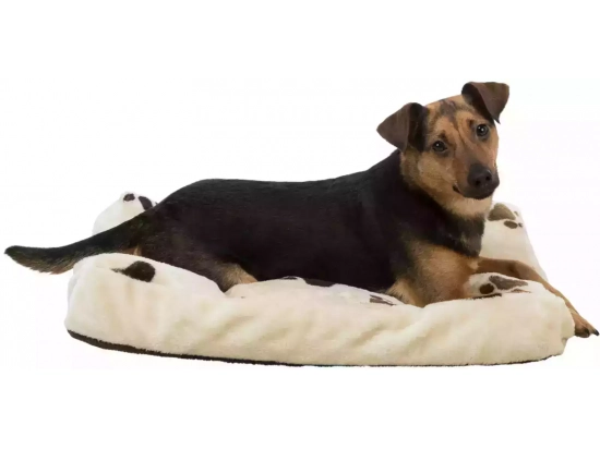 Фото - лежаки, матрасы, коврики и домики Trixie Joey Cushion Лежак-подушка для собак, беж/тёмно-коричнев