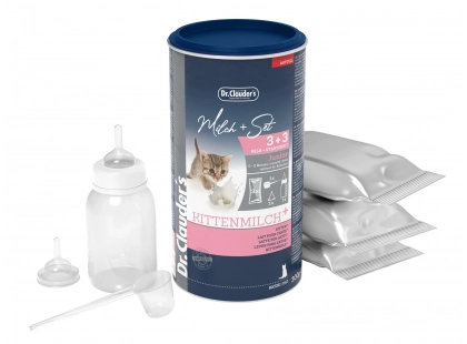 Фото - замінники котячого молока Dr.Clauder's (доктор Клаудер) Pro Life Kitten Milk Plus замінник молока для кошенят, НАБІР