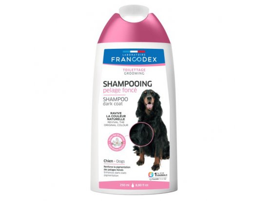 Фото - повсякденна косметика Francodex Dark Coat Shampoo шампунь для собак із чорною шерстю