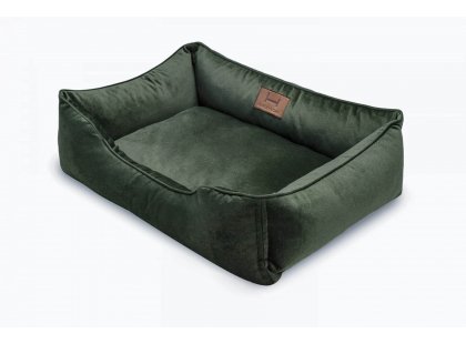 Фото - лежаки, матраси, килимки та будиночки Harley & Cho DREAMER VELOUR GREEN лежак для собак (велюр), зелений