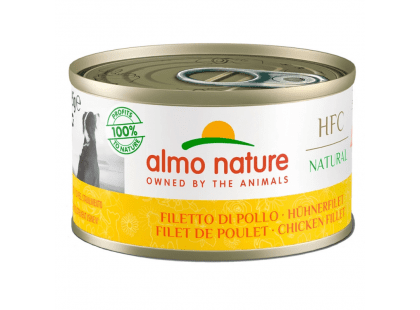Фото - влажный корм (консервы) Almo Nature HFC NATURAL CHICKEN FILLET консервы для собак ФИЛЕ КУРИЦЫ