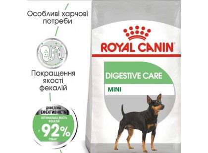Фото - сухий корм Royal Canin MINI DIGESTIVE CARE корм для собак дрібних порід із чутливим травленням (до 10 кг)