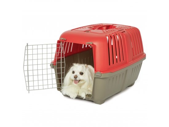 Pratiko (Пратико) Pet Carrier переноска для животных, ДВЕРЬ МЕТАЛЛ, красный - 3 фото