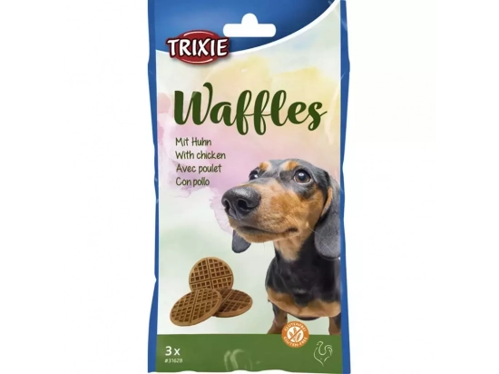 Фото - ласощі Trixie WAFFLES вафлі для собак з куркою