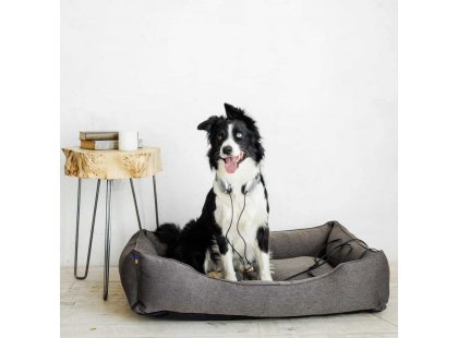 Фото - лежаки, матраси, килимки та будиночки Harley & Cho DREAMER GRAY лежак для собак, сірий