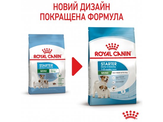 Фото - сухой корм Royal Canin MINI STARTER MOTHER & BABYDOG корм для беременных и кормящих сук и щенков мини-пород