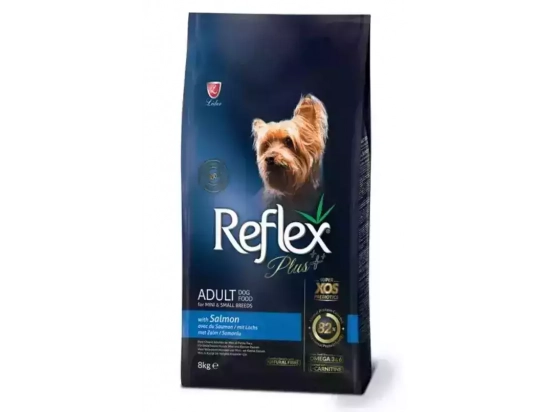 Фото - сухий корм Reflex Plus (Рефлекс Плюс) Adult Mini & Small Salmon корм для собак дрібних порід, з лососем