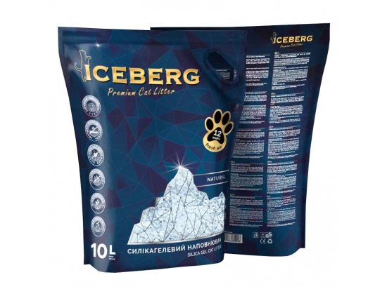 Фото - наполнители Iceberg Premium Cat Litter силикагелевый наполнитель для кошачьего туалета без аромата