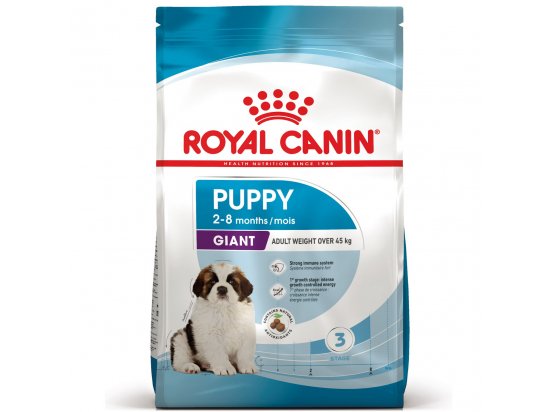 Фото - сухой корм Royal Canin GIANT PUPPY корм для щенков гигантских пород от 2 до 8 месяцев