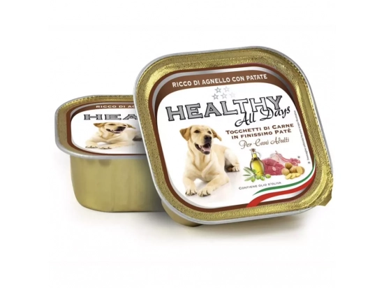 Фото - влажный корм (консервы) Healthy All Days LAMB & POTATOES влажный корм для собак ЯГНЕНОК и КАРТОФЕЛЬ
