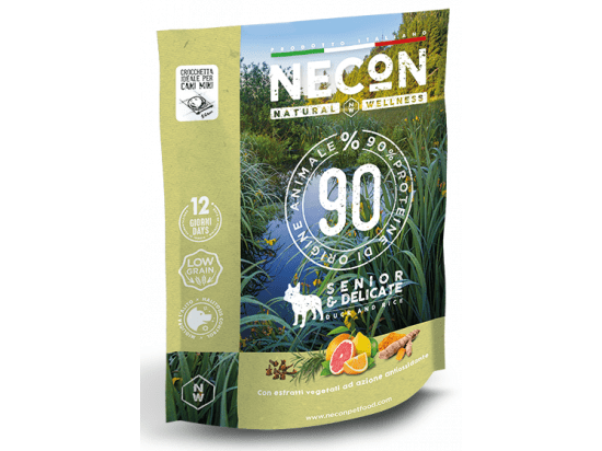 Фото - сухой корм Necon Natural Wellness Dog Mini Senior & Delicate Duck & Rice сухой корм для пожилых и с чувствительным пищеварением собак УТКА И РИС