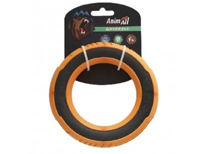 Фото - игрушки AnimAll GrizZzly игрушка для собак СУПЕР-КОЛЬЦО, оранжевый/черный