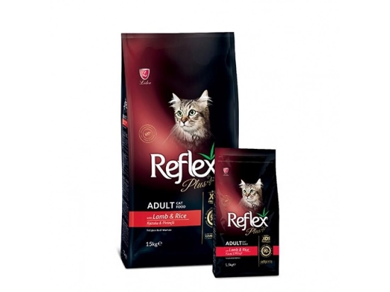Фото - сухой корм Reflex Plus (Рефлекс Плюс) Adult Lamb & Rice корм для кошек, с ягненком и рисом
