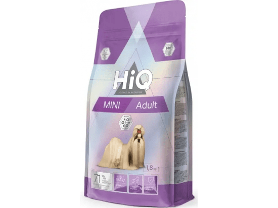 Фото - сухий корм HiQ Mini Adult корм для дорослих собак малих порід