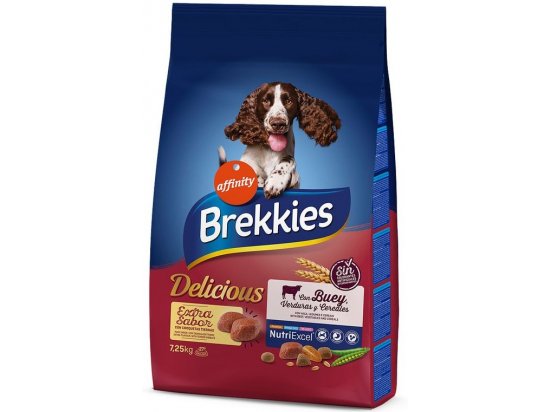 Фото - сухий корм Brekkies Dog Delice Beef сухий корм для собак усіх порід ЯЛОВИЧИНА