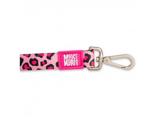 Фото - амуніція Max & Molly Urban Pets Short Leash повідець для собак Leopard Pink