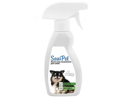 Фото - корекція поведінки ProVET SaniPet спрей-відлякувач для захисту від гризіння для собак