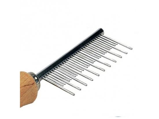 Фото - гребінці, щітки Safari SHEDDING LONG HAIR гребінець для довгої шерсті з дерев'яною ручкою