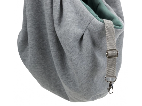 Фото - переноски, сумки, рюкзаки Trixie FRONT CARRIER SOFT рюкзак слинг для собак и котов, светло-серый/мятный