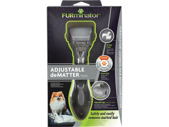 Фото - ковтунорізи FURminator Adjustable deMatter колтуноріз регульований для собак та котів