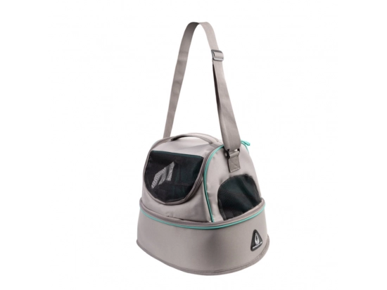 Фото - переноски, сумки, рюкзаки Collar (Коллар) сумка-переноска 3 в 1 для собак и кошек, серый/бирюзовый