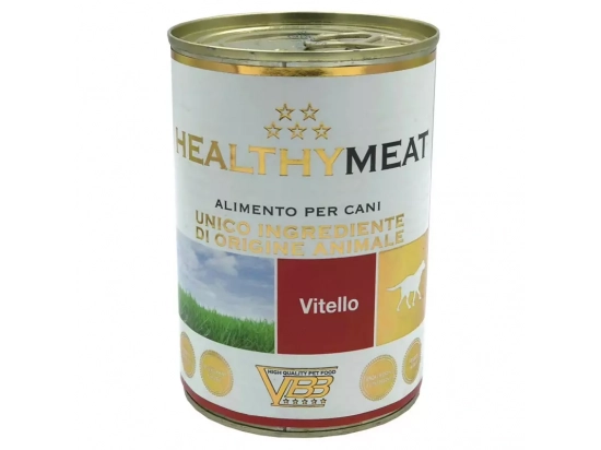 Фото - вологий корм (консерви) Healthy Meat VEAL вологий корм для собак ТЕЛЯТИНА, паштет