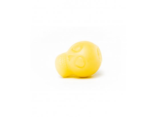 Фото - игрушки SodaPup (Сода Пап) Skull Treat Dispense светящаяся игрушка для собак ЧЕРЕП, желтый