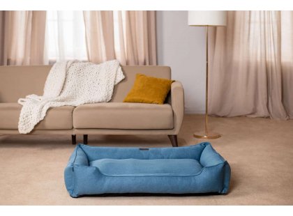 Фото - лежаки, матраси, килимки та будиночки Harley & Cho DREAMER DENIM лежак для собак, синій