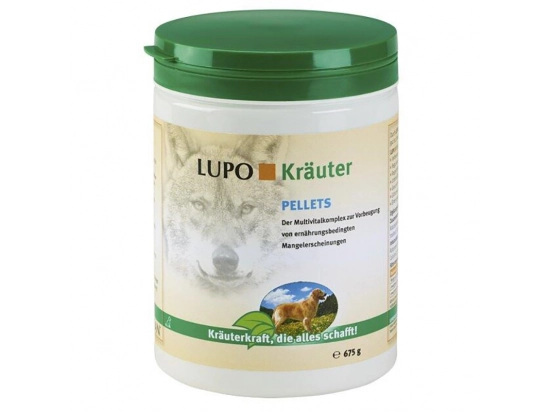 Фото - витамины и минералы Luposan (Люпосан) LUPO Krauter Pellets - Мульти - витаминный комплекс для предотвращения симптомов дефицита питательных веществ