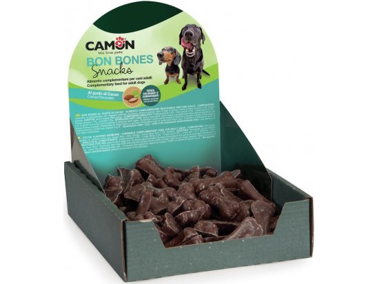 Фото - ласощі Camon (Камон) Cocoa Bons Snack ласощі кісточки для собак КАКАО