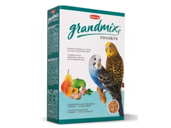 Фото - корм для птахів Padovan (Падован) Cocorite GrandMix - корм для хвилястих папуг