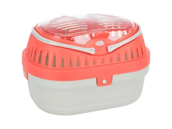 Фото - переноски Trixie Transport Box Pico переноска для гризунів, рожевий/сірий