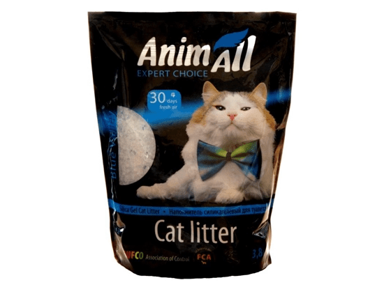 Фото - наполнители AnimAll - Силикагелевый наполнитель для кошачьего туалета, Голубая долина