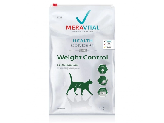 Фото - ветеринарні корми Mera (Мера) MVH Cat Weight Control сухий корм для котів із зайвою вагою