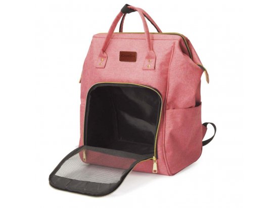 Фото - переноски, сумки, рюкзаки Camon (Камон) Pet Fashion джинсовий рюкзак-перенесення для тварин, рожевий