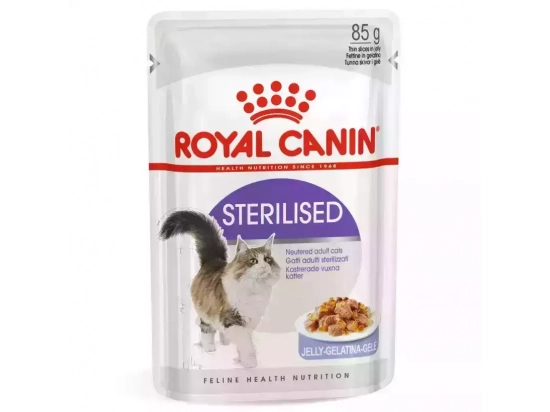 Фото - вологий корм (консерви) Royal Canin STERILISED JELLY консервований корм для стерилізованих кішок