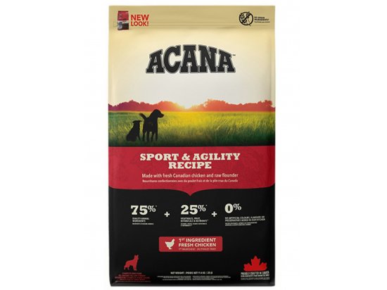 Фото - сухий корм Acana Sport & Agility Reсipe корм для активних собак усіх порід, КУРКА