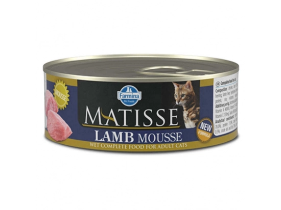 Фото - вологий корм (консерви) Farmina (Фарміна) Matisse Mousse Lamb вологий корм для кішок ЯГНЯ