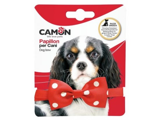 Фото - одяг Camon (Камон) Selection Краватка-метелик для собак, ГОРОШОК