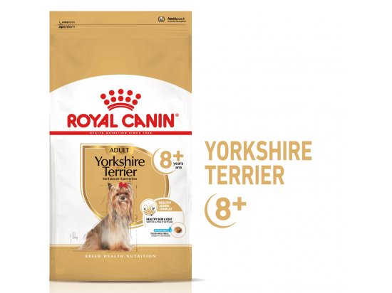 Фото - сухий корм Royal Canin YORKSHIRE TERRIER 8+ (ЙОРКШИР ТЕР'ЄР 8+) корм для собак старше 8 років
