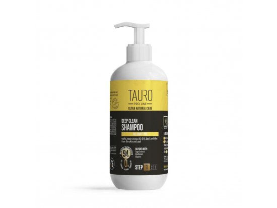 Фото - повсякденна косметика Tauro (Тауро) Pro Line Ultra Natural Care Deep Clean Shampoo шампунь для глибокого очищення шкіри та шерсті собак та кішок