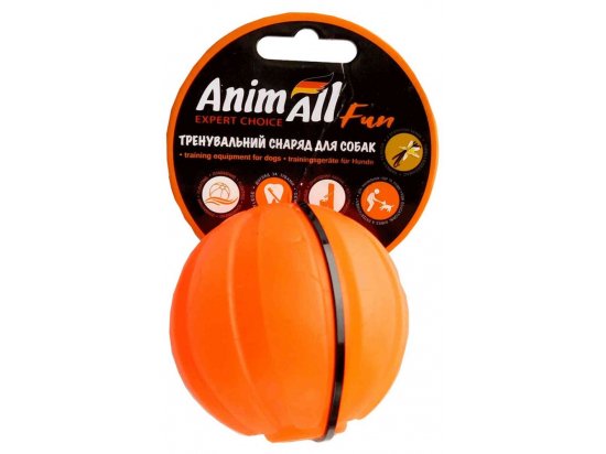 Фото - игрушки AnimAll Fun тренировочный мяч для собак, оранжевый