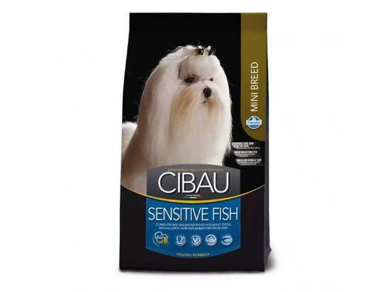 Фото - сухий корм Farmina (Фарміна) Cibau Sensitive Adult Mini Fish сухий корм для дорослих собак дрібних порід з чутливим травленням РИБА