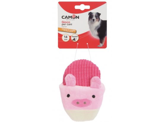 Фото - игрушки Camon (Камон) Игрушка-пищалка для собак тканевая ТАПОЧКИ, 3 персонажа