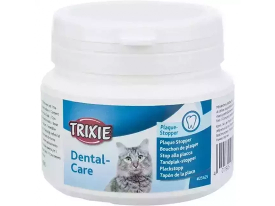 Фото - для зубів та пащі Trixie PLAQUE STOPPER порошок для чищення зубів котів (25625)