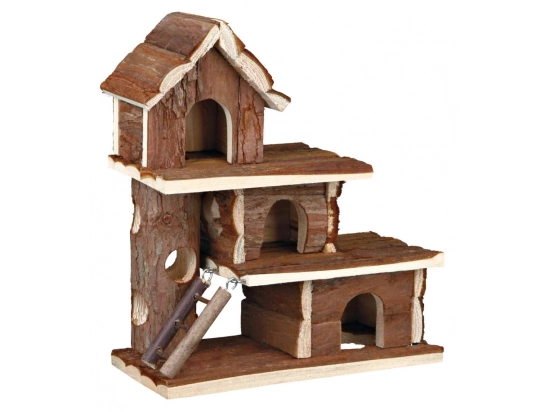 Фото - будиночки та спальні місця Trixie Tammo дерев'яний ігровий будиночок для гризунів (61708)