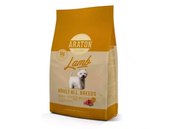 Фото - сухой корм Araton (Аратон) ADULT ALL BREEDS LAMB сухой корм для взрослых собак ЯГНЕНОК