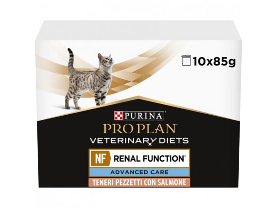 Фото - ветеринарные корма Purina Pro Plan (Пурина Про План) Veterinary Diets NF Renal Function Advanced Care Salmon влажный корм для кошек c заболеваниями почек ЛОСОСЬ